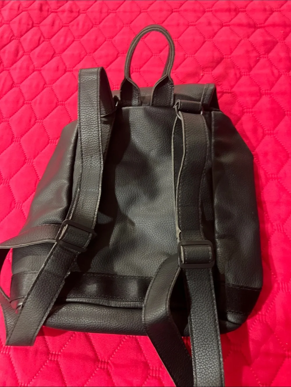 adidas Black Mini Backpack with Rose Gold Trim - Picture 9 of 11